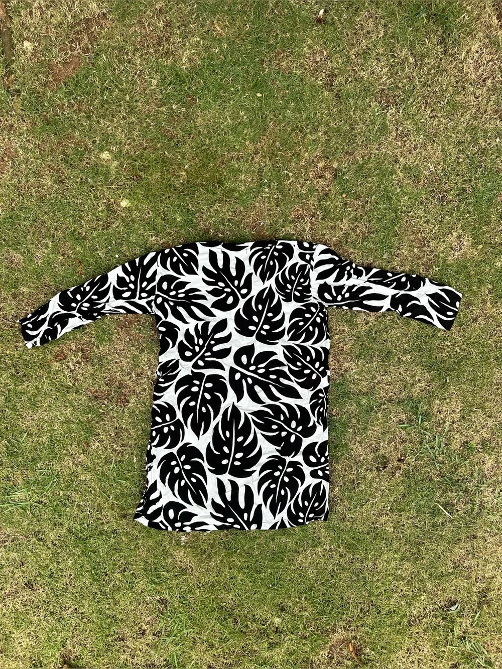 Mikoh Mini Collection Monstera Print Dress Size Large